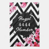 Angel Numberr "4444" キッチンタオル (縦)