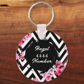 Angel Numberr "4444"  キーホルダー (正面)