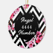 Angel Numberr "4444"  セラミックオーナメント (左)