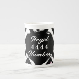 Angel Numberr "4444"  ボーンチャイナマグカップ