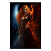 Angel of Fire and Ice – Dark Fantasy Poster ポスター (正面)