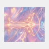 Angel of Light Fleece Blanket – Ethereal Celestial フリースブランケット (正面(横))