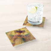 “Angel of the Birds” by Franz Dvorak ガラスコースター (アングル)