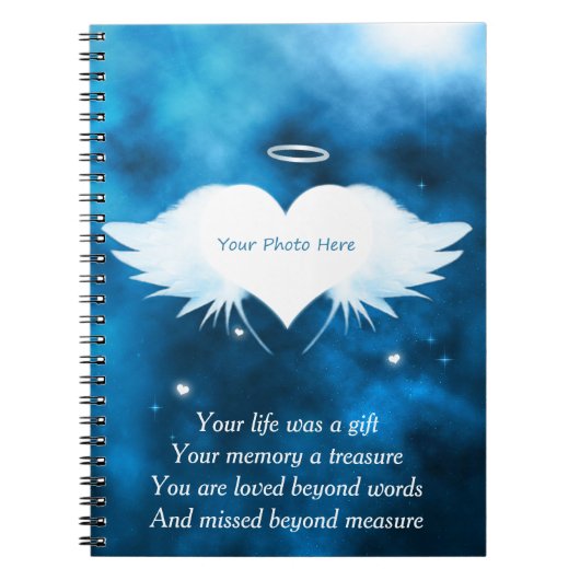 Angel of the HeartCustomフォトノートブック ノートブック (正面)