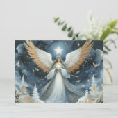 Angel on Christmas night beautiful シーズンカード (スタンド正面)