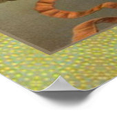 Angel Painting With Mandolin ポスター (角)