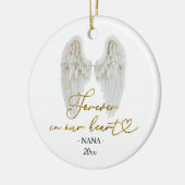 Angel Personalized Memorial Ornament セラミックオーナメント (左)
