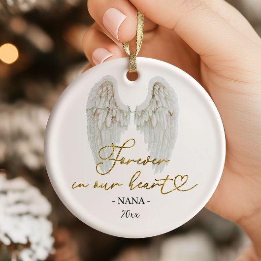 Angel Personalized Memorial Ornament セラミックオーナメント