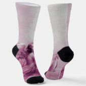 ANGEL PLAYING LYRA OVER THE CLOUDS Pink  ソックス (傾斜あり)