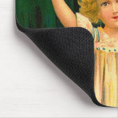 Angel ringing the bell for Christmas time マウスパッド (コーナー)