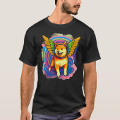 Angel Shiba Inu Dog Tシャツ (正面)