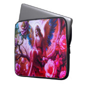 Angel Sitting in the Tree Electronics Bag ラップトップスリーブ (正面左)