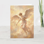 Angel Sympathy Condolence Thinking Of You カード (正面)