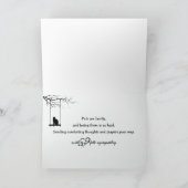 Angel Tabby Cat for Pet Loss カード (内部)