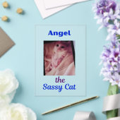 Angel the Sassy Cat Acrylic Invitations アクリル招待状 (インサイチュ (ウェディング))