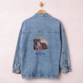 Angel the Sassy Cat Denim Jacket デニムジャケット (ハンガー)
