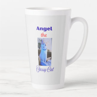 Angel, the Sassy Cat Mug カフェラテマグ