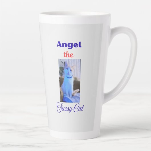 Angel, the Sassy Cat Mug カフェラテマグ (右)