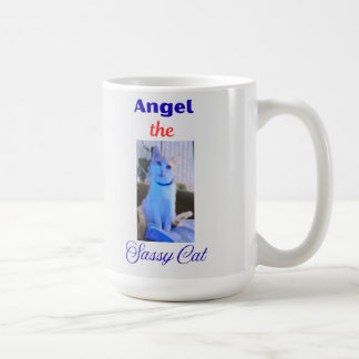 Angel, the Sassy Cat Mug コーヒーマグカップ