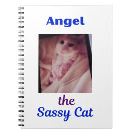 Angel the Sassy Cat Note Book ノートブック