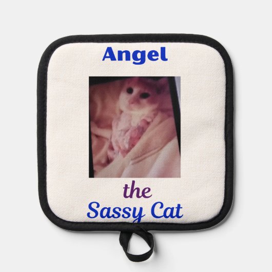 Angel the Sassy Cat Paw Cat Pot Holder 鍋敷き (正面)