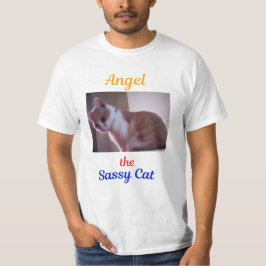 Angel the Sassy Cat T-shirt Tシャツ