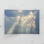  Angel Trust in the Lord Quote Inspirational カード (内部)