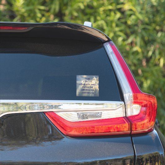 Angel Trust in the Lord Quote Inspirational シール (車体側面)