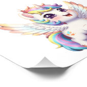 Angel unicorn is so cute フォトプリント (角)