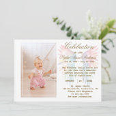 Angel Wingsお祝いのLife Photomemory 招待状 (スタンド正面)