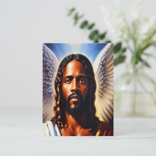 Angel Wingsクリスチャン葉書き ポストカード (スタンド正面)