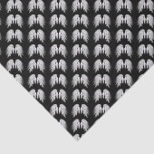 ANGEL WINGSブラックカスタマイズ可能なパターン 薄葉紙 (詳細)