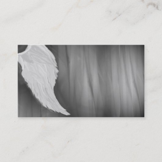 Angel Wings，クリスチャン，スピリチュアル，名刺 名刺 (正面)