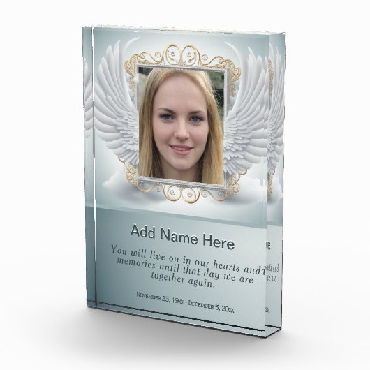 Angel Wings Frameを使用した写真 フォトブロック (右)