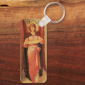 Angel with a scroll by John Melhuish Strudwick キーホルダー (裏面)