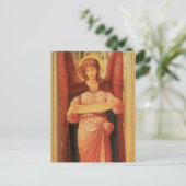 Angel with a scroll by John Melhuish Strudwick ポストカード (スタンド正面)
