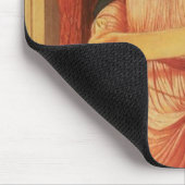 Angel with a scroll by John Melhuish Strudwick マウスパッド (コーナー)