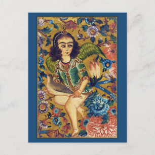 Angel with Bird CC0058 Islamic Art ポストカード