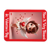 Angel With Heart Flexible Photo Magnet マグネット (横)