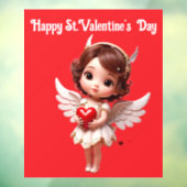  Angel With Heart Window Cling ウィンドウサイン (シート3)