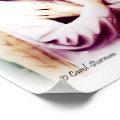 Angel with Michelangelo quote Print ポスター (角)