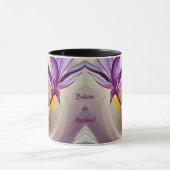 Angel with orchid - personalizable マグカップ (中央)
