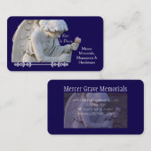 "ANGEL WITH ROSE/REST IN PEACE"  名刺 (正面/裏面)