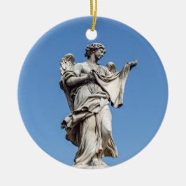 Angel with the Sudarium – サンタンジェロ橋，ローマ セラミックオーナメント