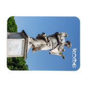 Angel with the Sudarium – サンタンジェロ橋，ローマ マグネット (横)