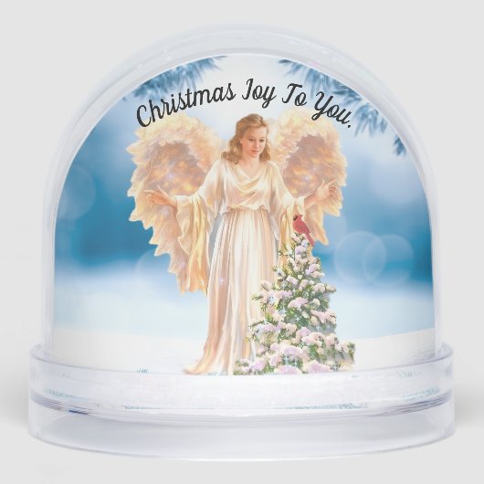 Angel With Tree Snow Globe (正面)