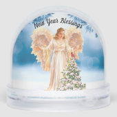 Angel With Tree Snow Globe (裏面)