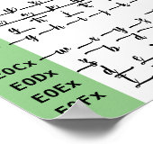 Angelaスクリプトフォント合字 ポスター (角)