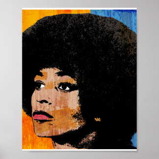 ANGELA DAVIS （カラー） ポスター