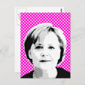 Angela Merkel - – リー国際的ダー – .png ポストカード (正面/裏面)